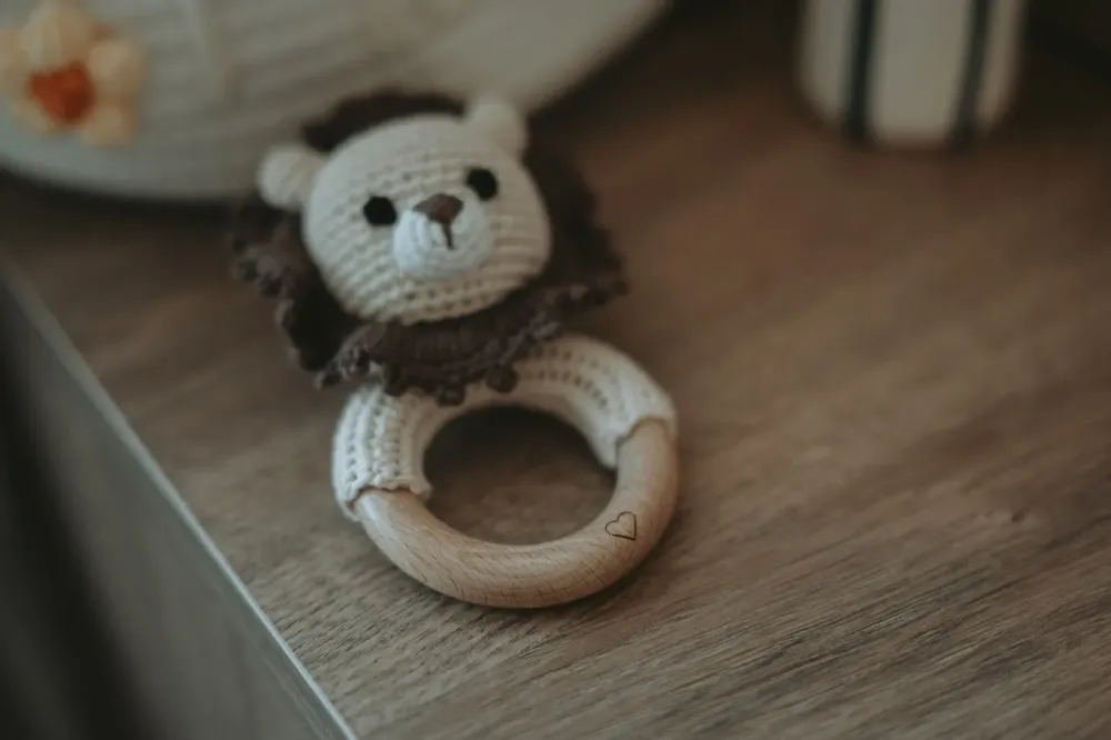 Hochet de bébé en Maille