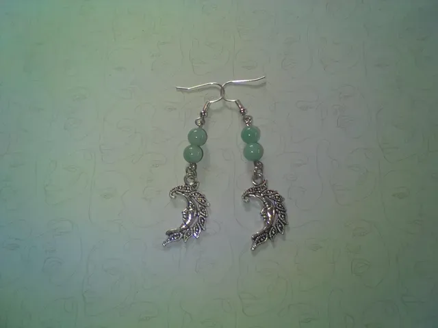 boucles d'oreilles, la fileuse des bois (4)